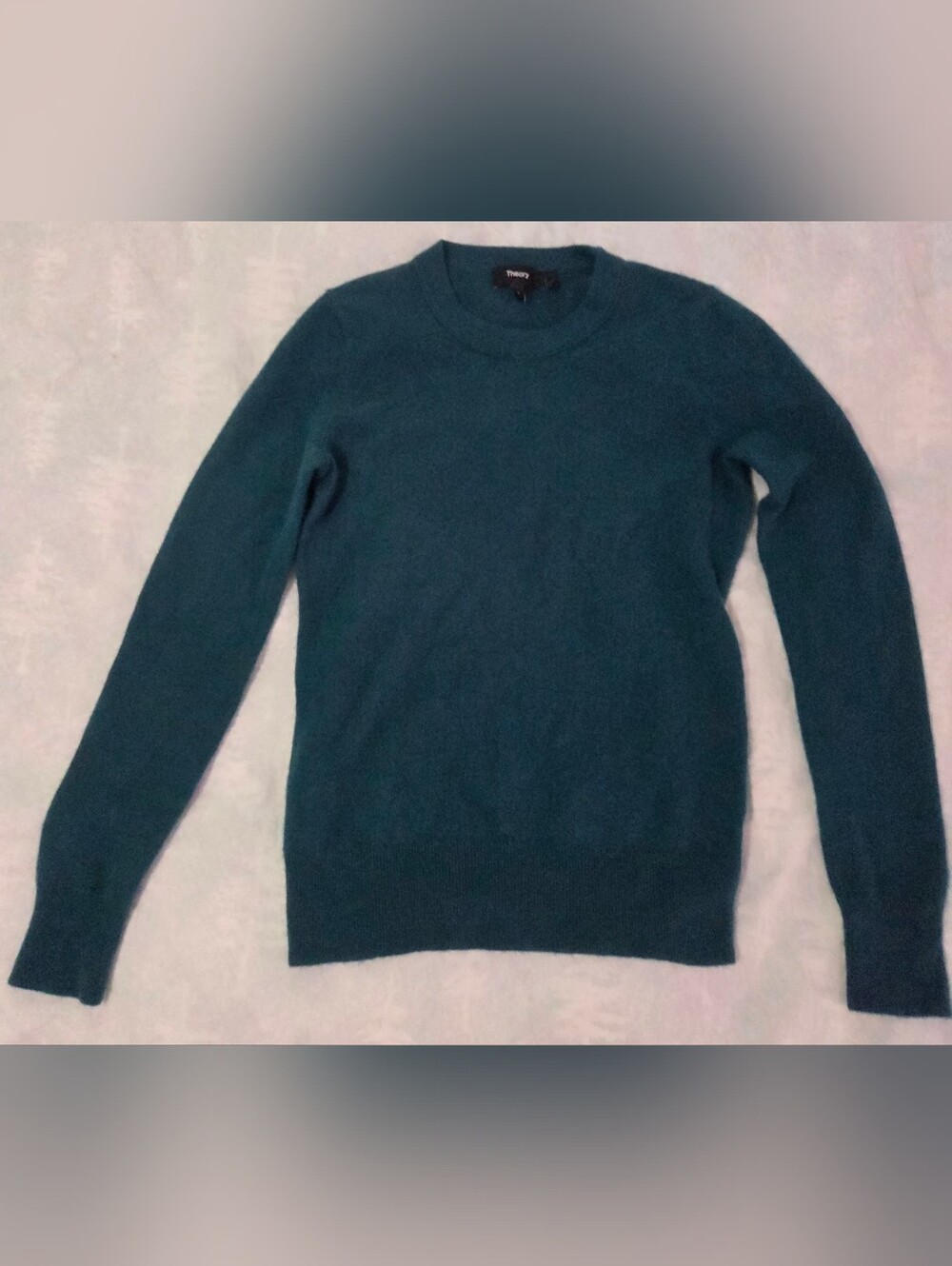 Theory Teal $325 Cashmere Kaylenna Sweater Size S - Picture 2 of 8